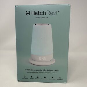 Hatch Rest + Plus Sound Machine Nightlight Time To Rise App Control 2nd Gen